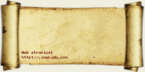 Mina Aćin vizit kartica